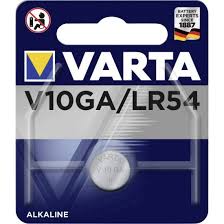 Elementai VARTA, V10GA/ LR54, šarminiai, 1 vnt-0