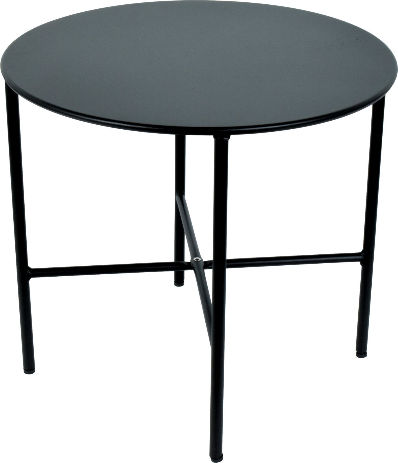Metalinių lauko baldų komplektas BISTRO, 2 kėdės, 1 staliukas, juodos sp. - 4