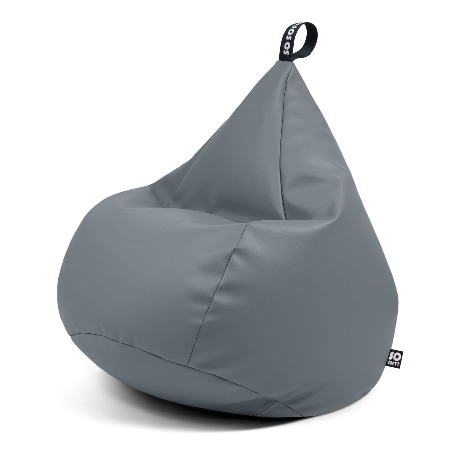 Sėdmaišis Drop XL Robust, 80x80x80 cm, pilka-0