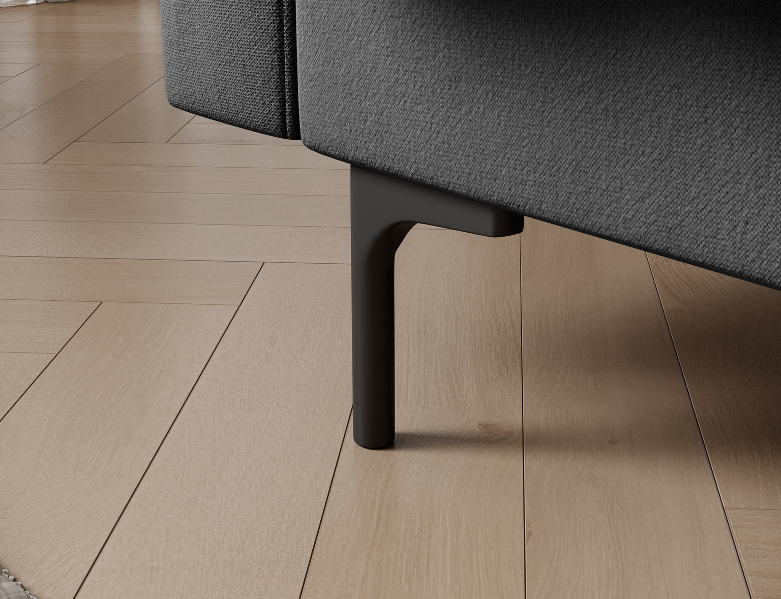 Sofa-lova Roneyy, pilka sp., 212 x 89 cm x 86 cm - 7