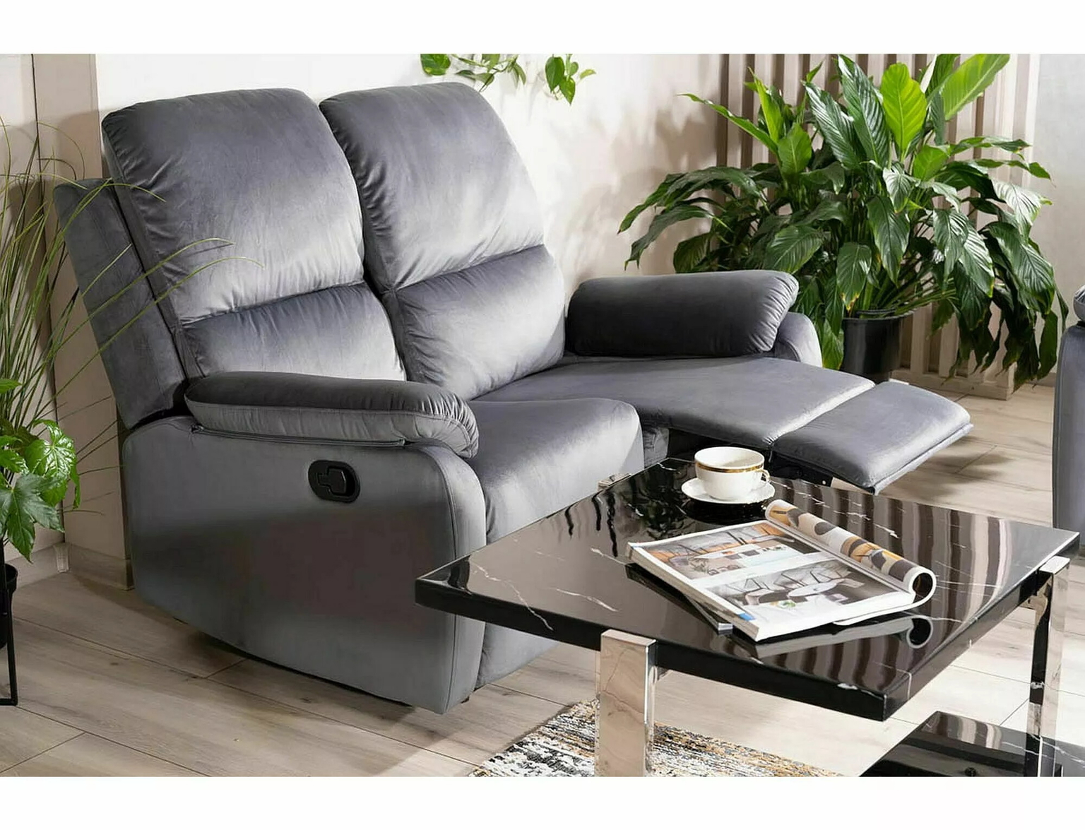 Sofa SPENCER 2 VELVET, pilka bluvel 14 - 4