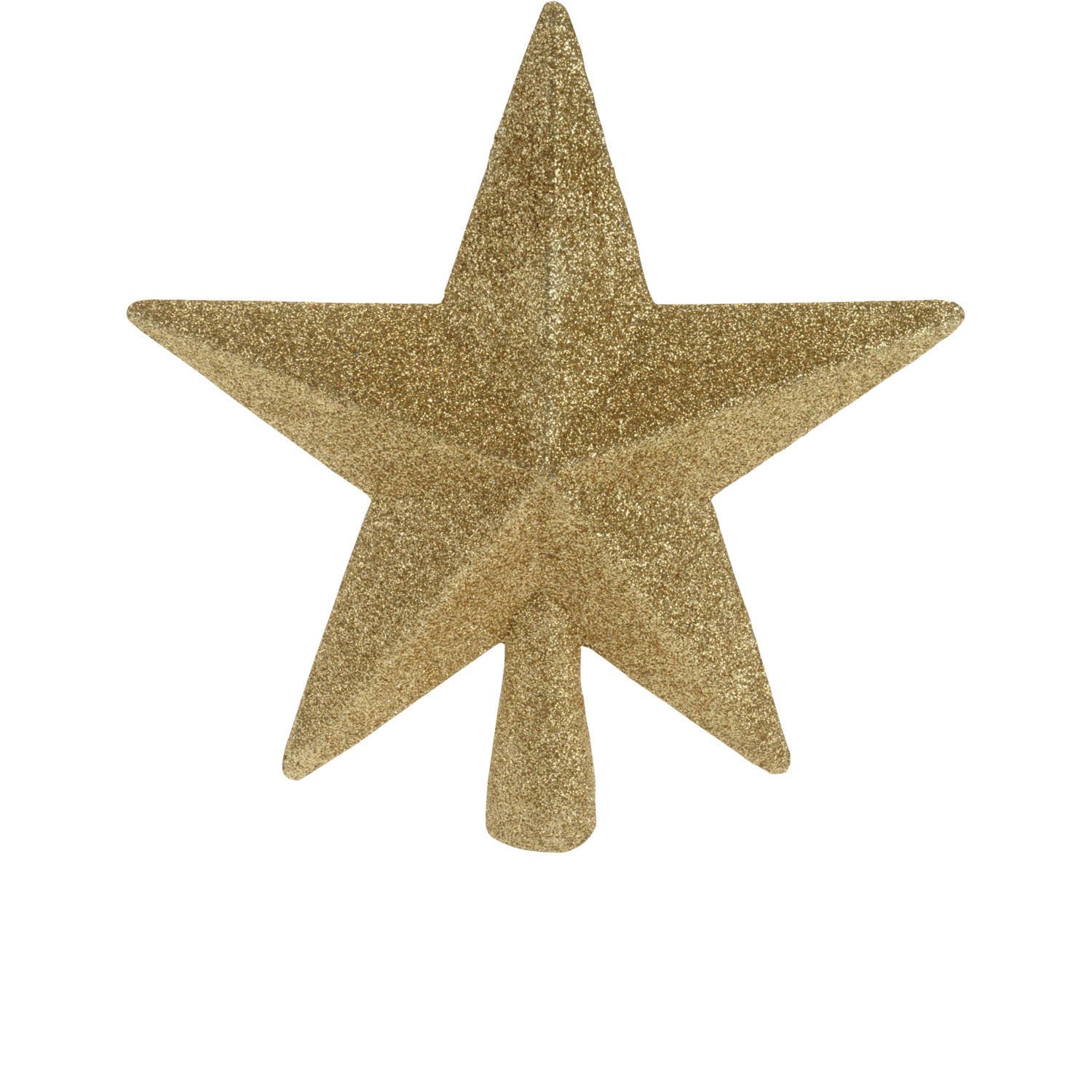 Eglės viršūnė STAR, auksinės sp., 19,2 x 19,6 x 5,2 cm