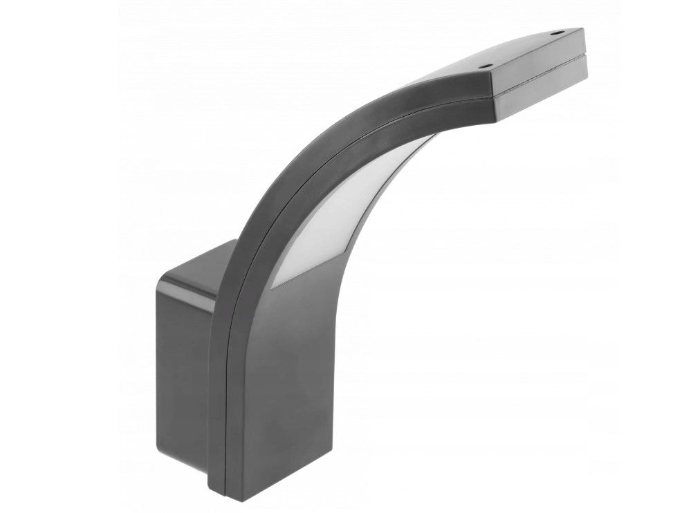 SieninisLEDlaukošviestuvasGTVPARIS,IP54,4000K,10W,900lm,26x7cm