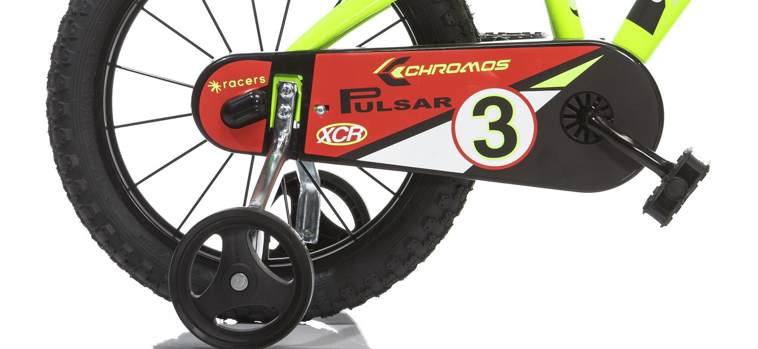 Vaikiškas dviratis Dino Bikes Raptor 614-03RP, raudonas/geltonas, 14" - 4
