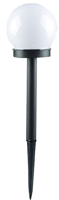 Įsmeigiamas LED lauko šviestuvas BURBULAS, įkraunamas saulės energija, ø10 x h34 cm-0