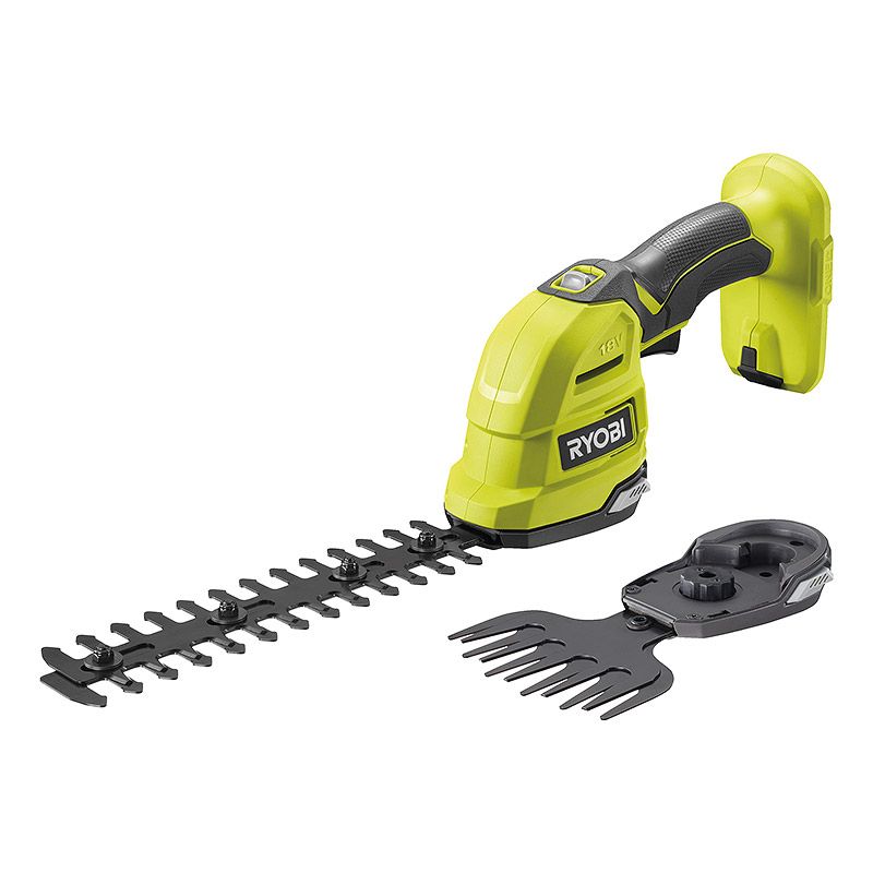 Akumuliatorinės žolės-gyvatvorių žirklės RYOBI ONE+ RY18GSA-0, 18 V, 10/20 cm, be akumuliatoriaus-0