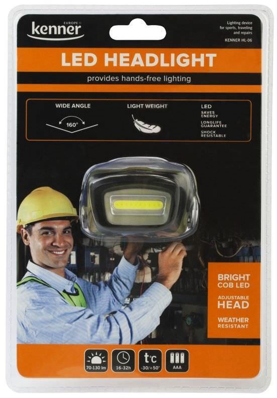Galvos žibintas LED KENNER HL-06 - 2