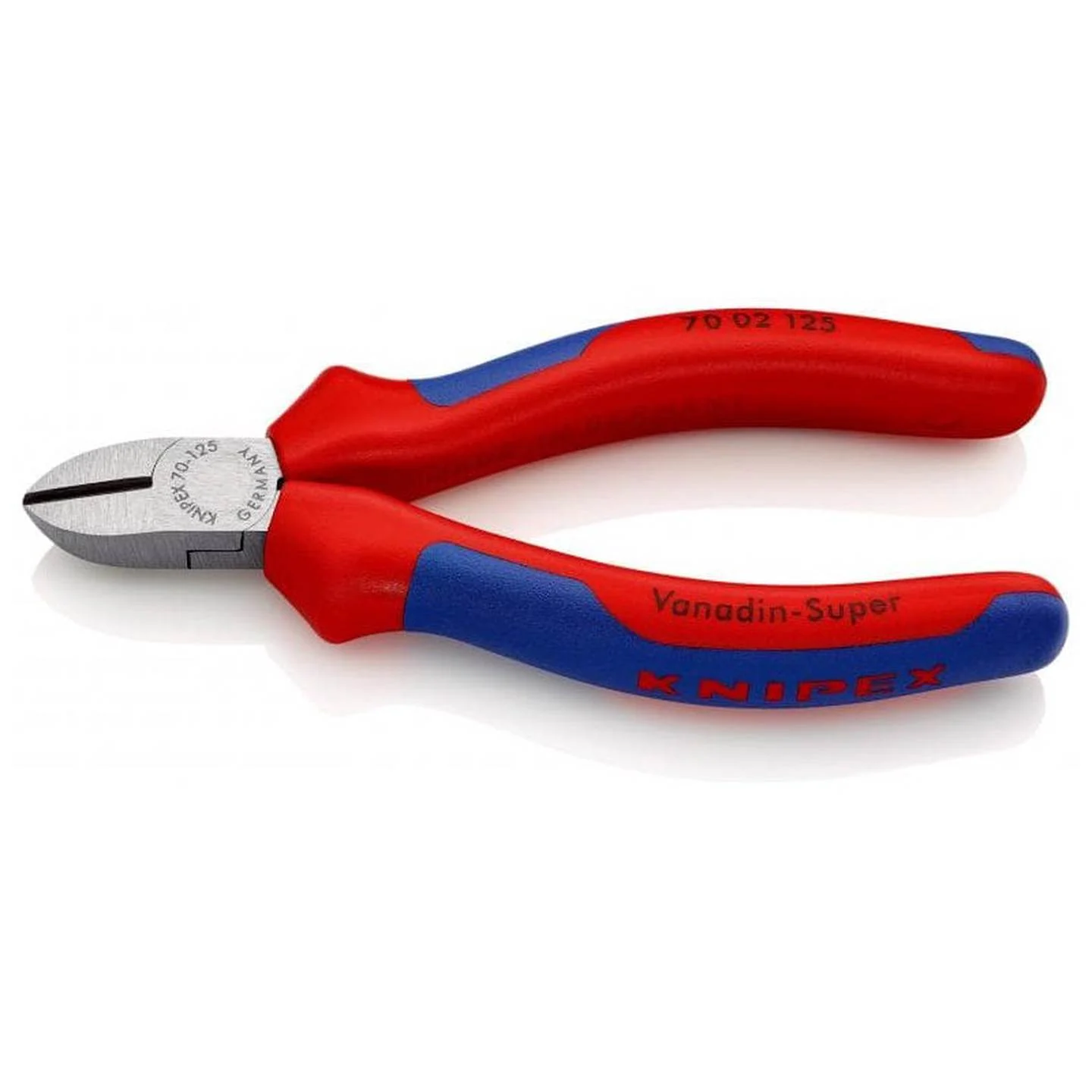 Šoninio kirpimo replės KNIPEX 70 02 125, 125 mm