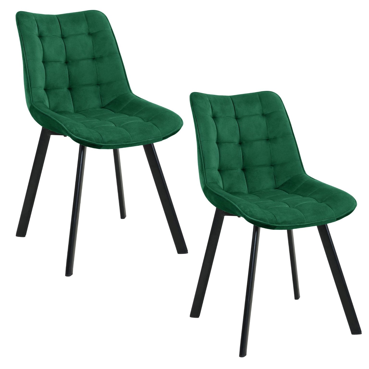 2-ių kėdžių komplektas SJ.28, žalia