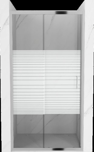 Stumdomos dušo durys Mexen Apia, 120 cm, pusiau matinės