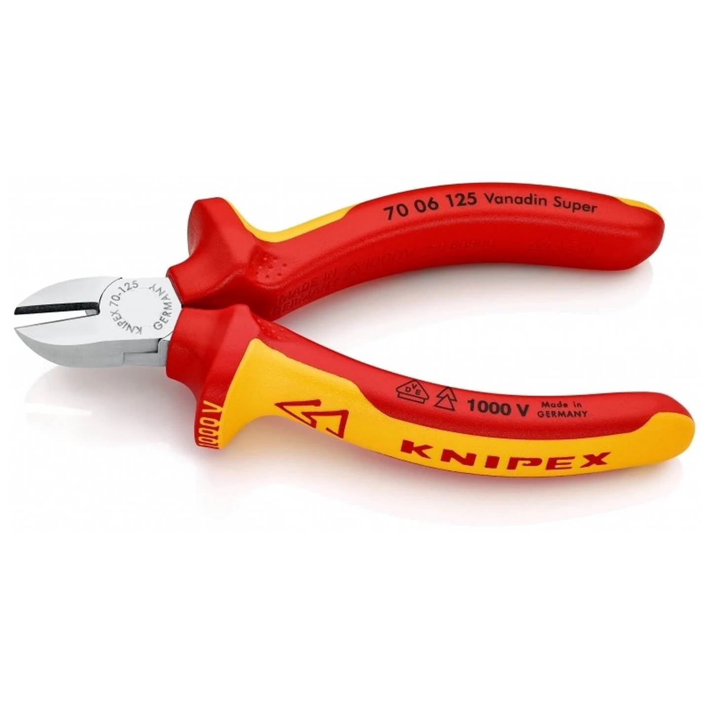 Šoninio kirpimo replės KNIPEX 70 06 125-0