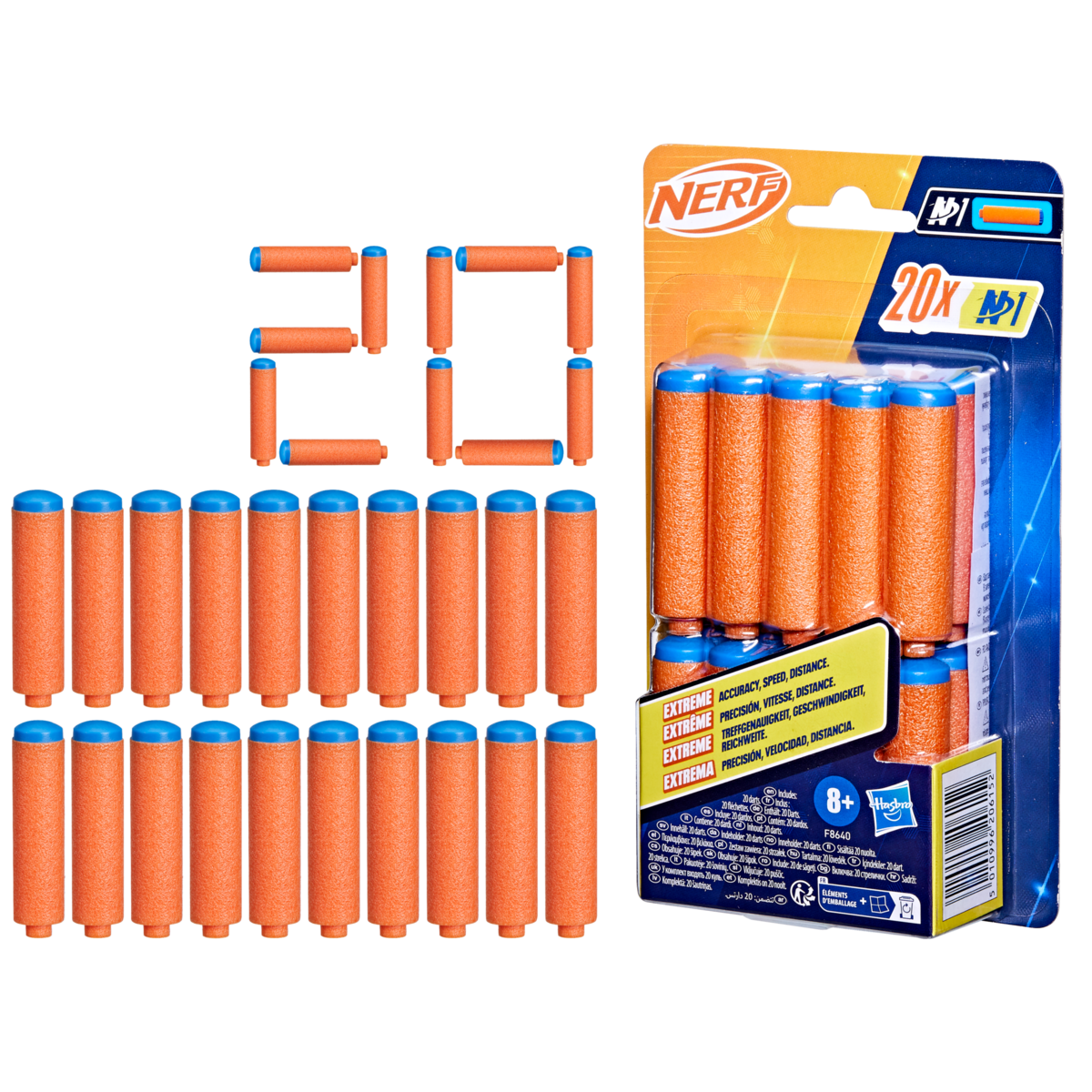 Šoviniai HASBRO NERF N SERIES, 20 vnt.-0