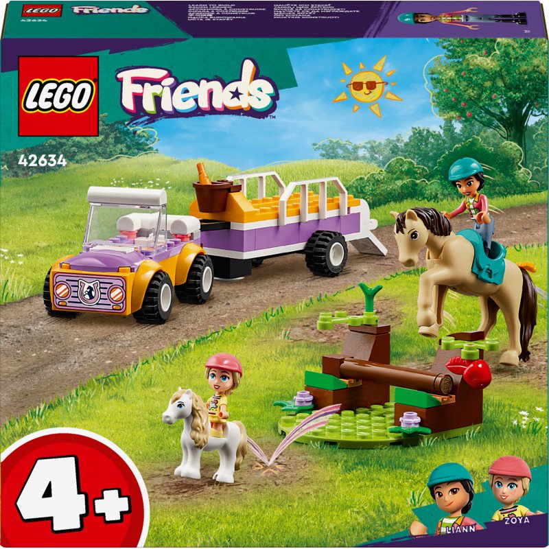Konstruktorius LEGO Friends Horse and Pony Trailer 42634 - 1