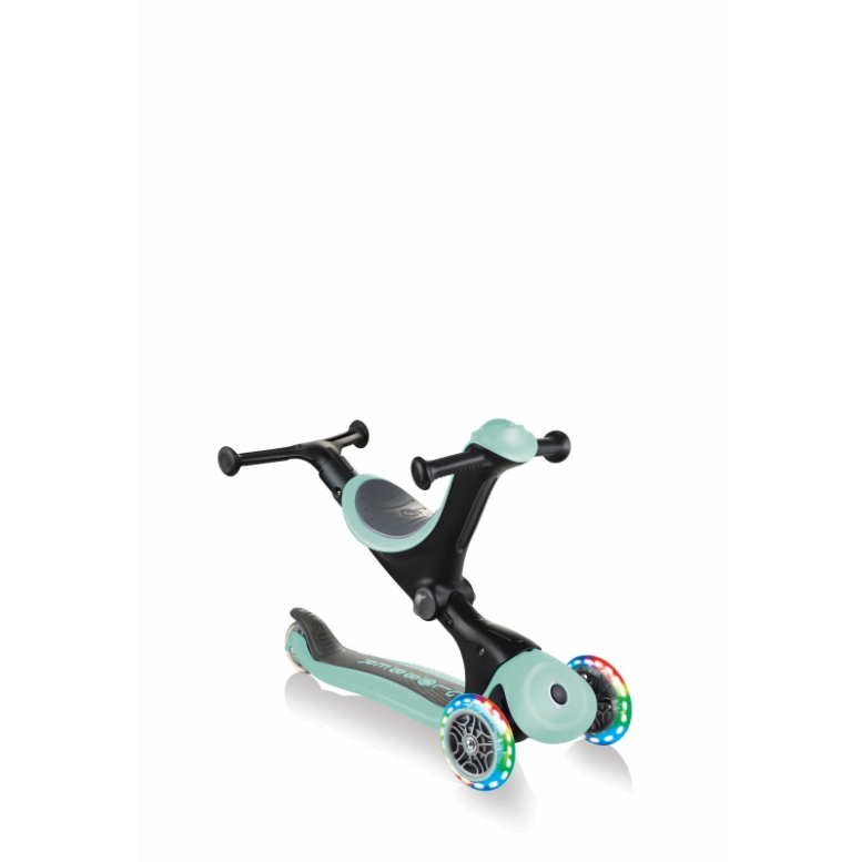 Paspirtukas GLOBBER Go Up Deluxe Lights, mėtinės spalvos - 3