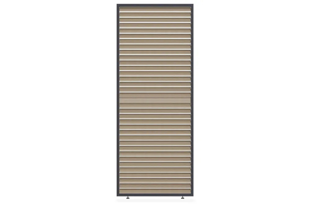 Reguliuojama horizontali žaliuzių panelė pavėsinėms Pergola ELEGANCE / DELUXE / FUSION 1 m, medžio sp. (93 cm)-0