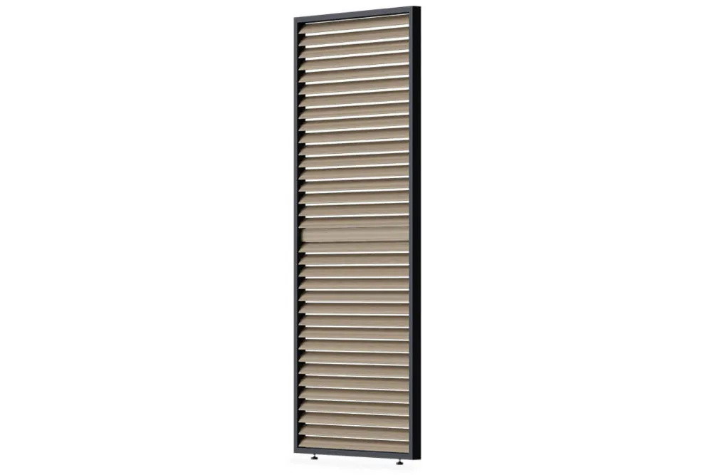 Reguliuojama horizontali žaliuzių panelė pavėsinėms Pergola ELEGANCE / DELUXE / FUSION 1 m, medžio sp. (93 cm)-1