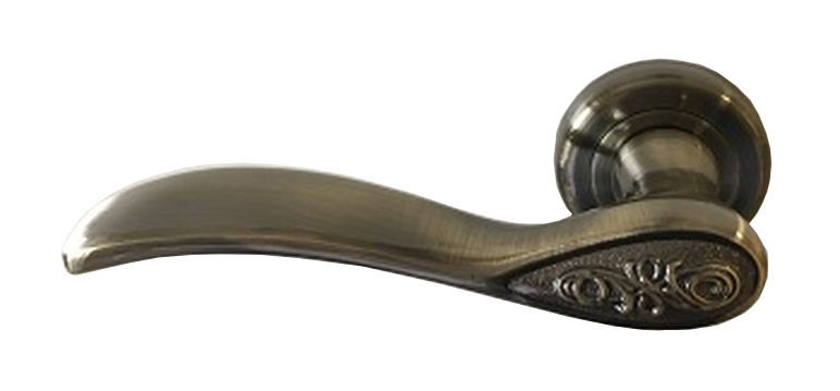 Durų rankena SIMONA 555 OGR, universali, žalvario sp.-0