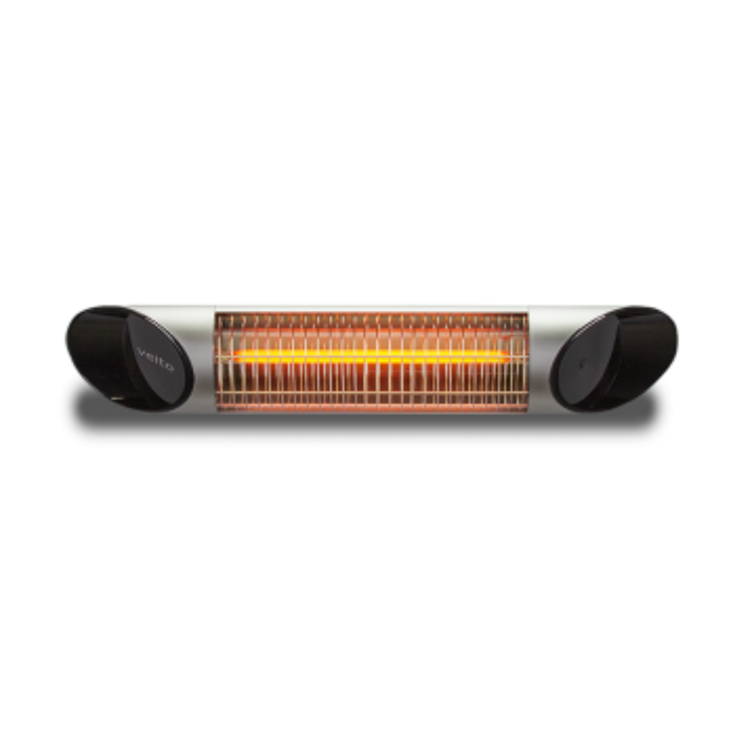 Anglies pluošto infraraudonųjų spindulių šildytuvas Veito BLADE MINI, sidabrinis 06-00190-1