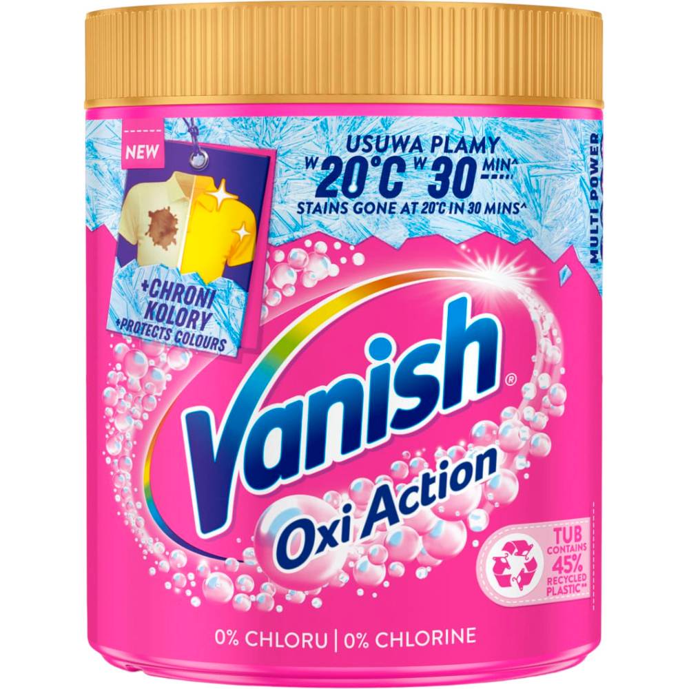 Dėmių valiklis VANISH OXIACTION POWDER PINK, 970 g