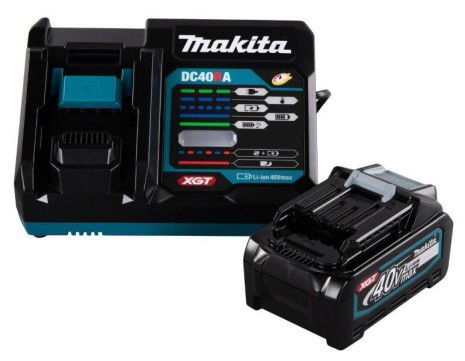 Akumuliatoriaus ir kroviklio rinkinys MAKITA XGT, 40 V, 4,0 Ah Li-ion - 1