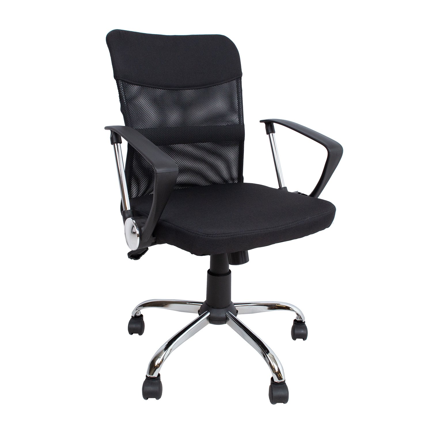Biuro kėdė DARIUS, 57x57xH93-103 cm, juoda