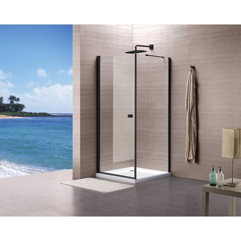 Dušo kabina MESINA Black DW 100x80 - 7