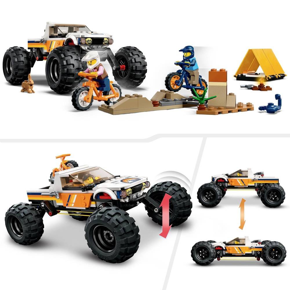 Konstruktorius LEGO City 4x4 Off-Roader Adventures - 3