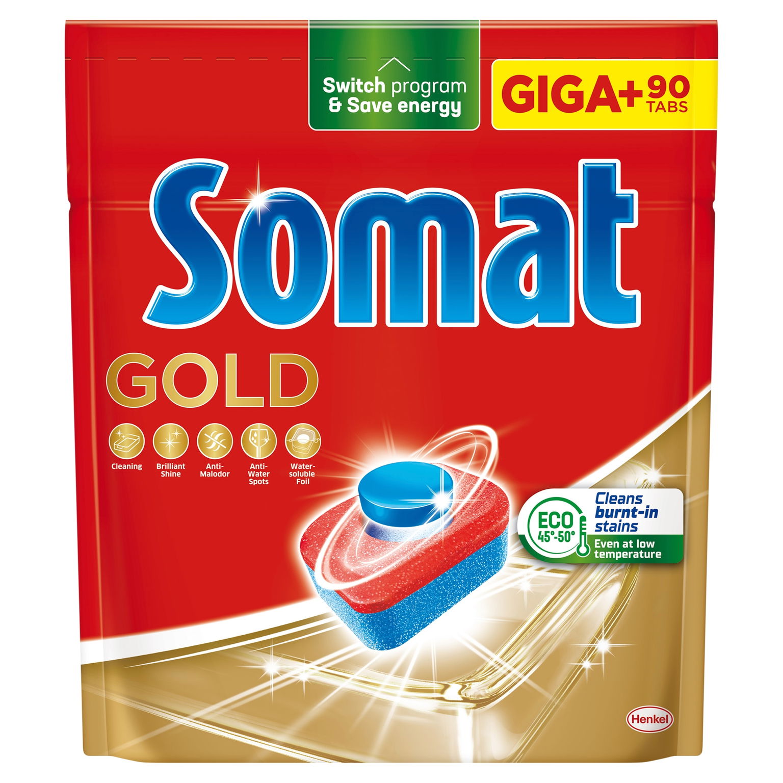 Indaplovių daugiafunkcinės tabletės " SOMAT Gold" 90 vnt-0