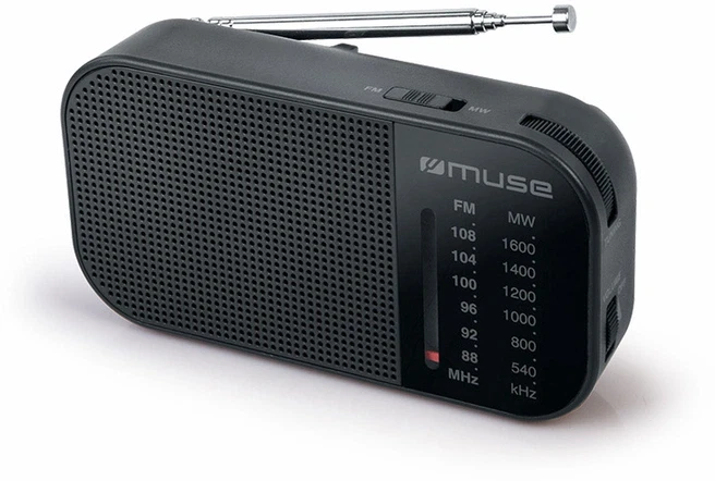 Radijo imtuvas MUSE M-025 R, FM, AM, Sort-0