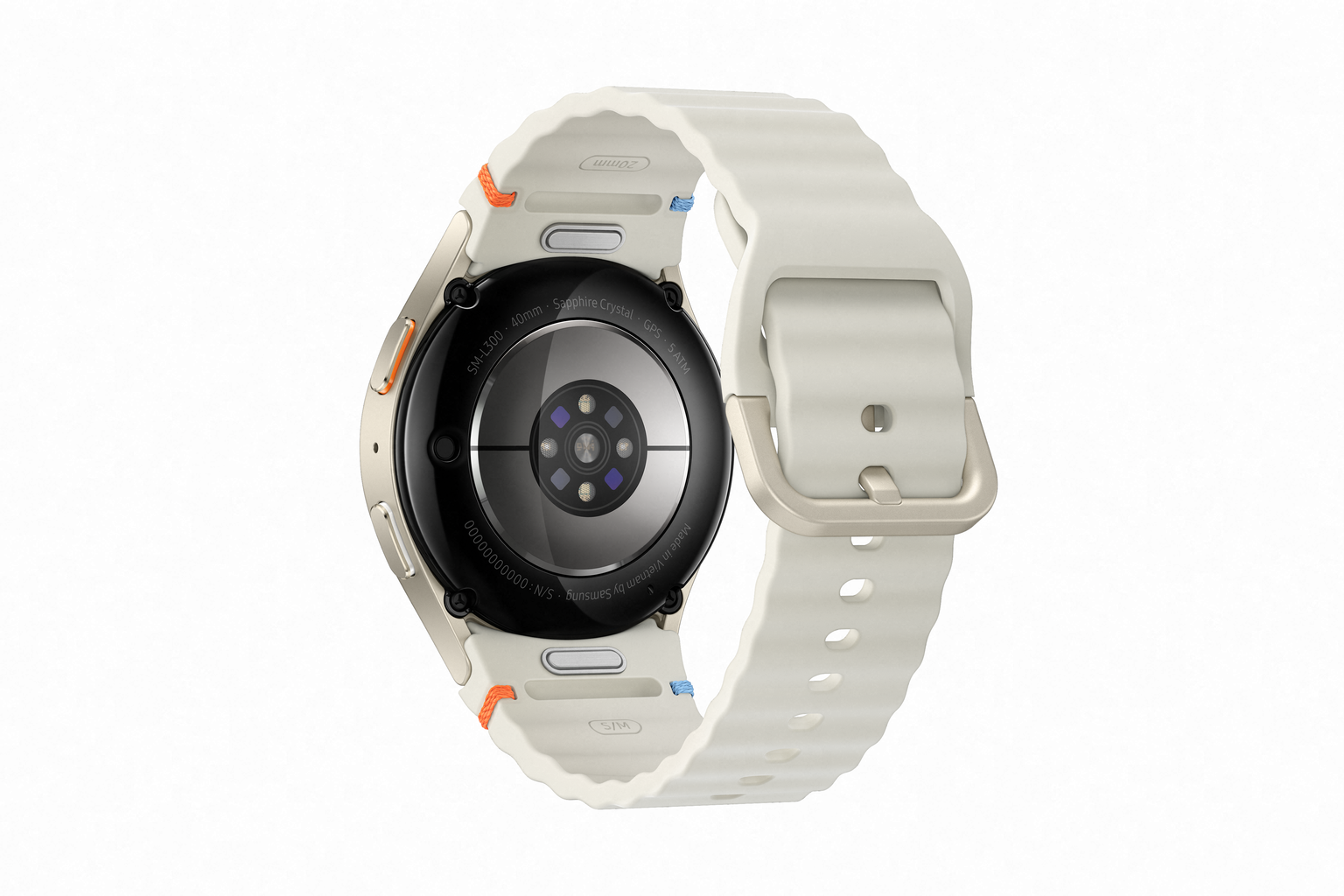 Išmanusis laikrodis Samsung Galaxy Watch 7, 40 mm, kreminė - 4
