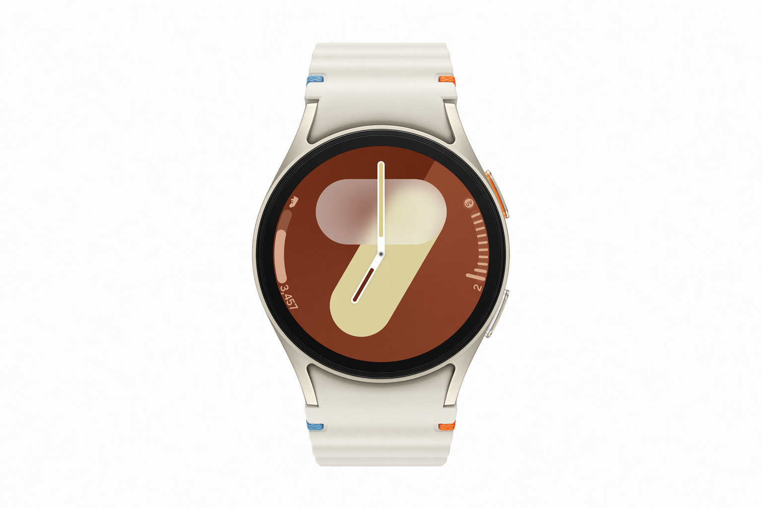 Išmanusis laikrodis Samsung Galaxy Watch 7, 40 mm, kreminė-1
