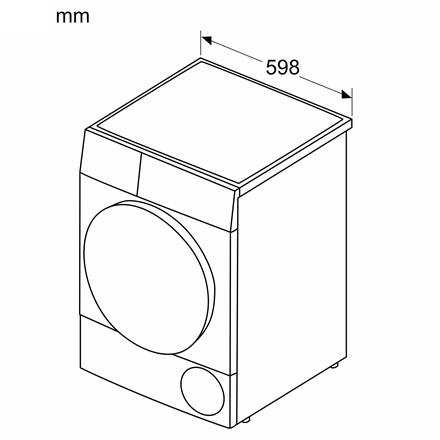 Džiovyklė Bosch WQG242AESN, 9 kg - 6