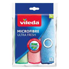 Mikropluošto šluostės VILEDA Ultra Fresh, 3 vnt-1