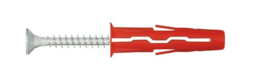 Universalūs nailoniniai kaiščiai UNO, 6,0 X 28 mm, su medsraigčiu, 100 vnt.-1