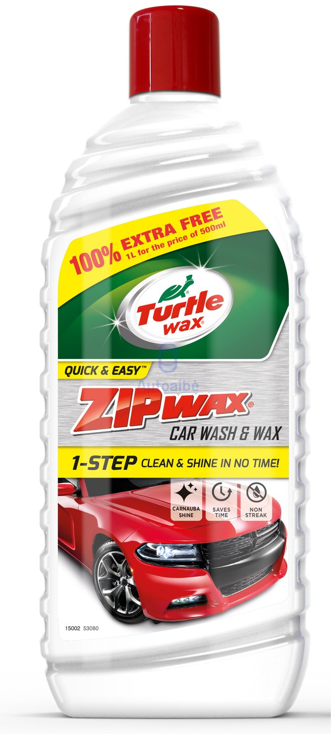 Šampūnas su vašku TURTLE WAX Zip, 1 L-0