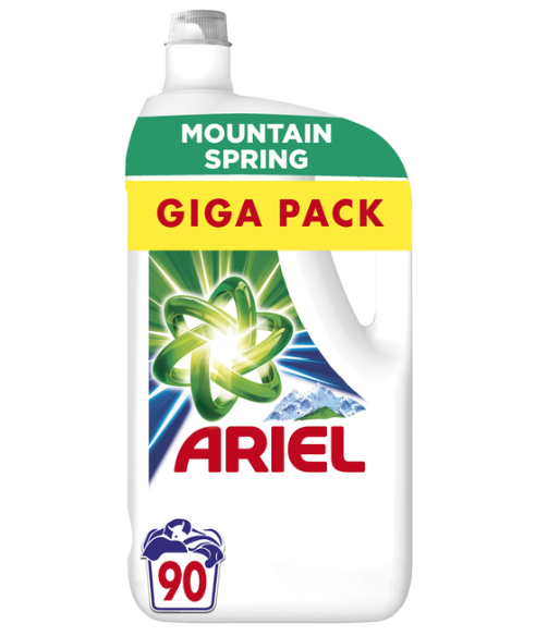 Skystas skalbiklis ARIEL Mountain Spring, 90 skalbimų, 4,5 l