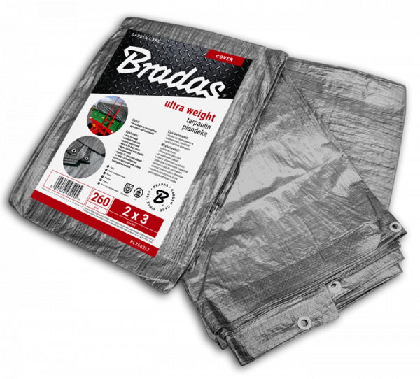 Sustiprintas sodo tentas Bradas Ultra Weight, 3m x 3m, 260 g/m²-1