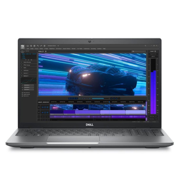 Nešiojamas kompiuteris Dell Precision 3591, 15.6", Core Ultra, 15.6", RAM 32GB, pilkas-0