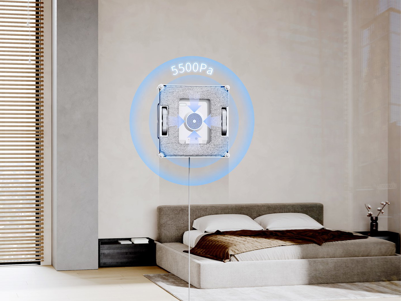 Langų valymo robotas Ecovacs Winbot W2 Pro Omni - 7