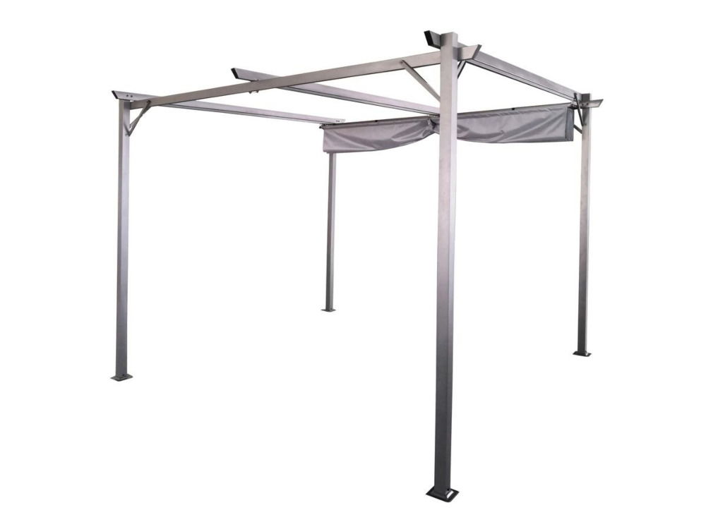 Pavėsinė Pergola SPRINT PLUS 290x395 cm, Anthracite/White-1