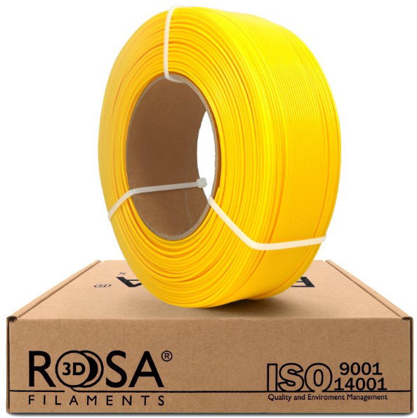 3D plastikas Rosa3D PLA, 1 kg, 1.75 mm, geltona sp.-0