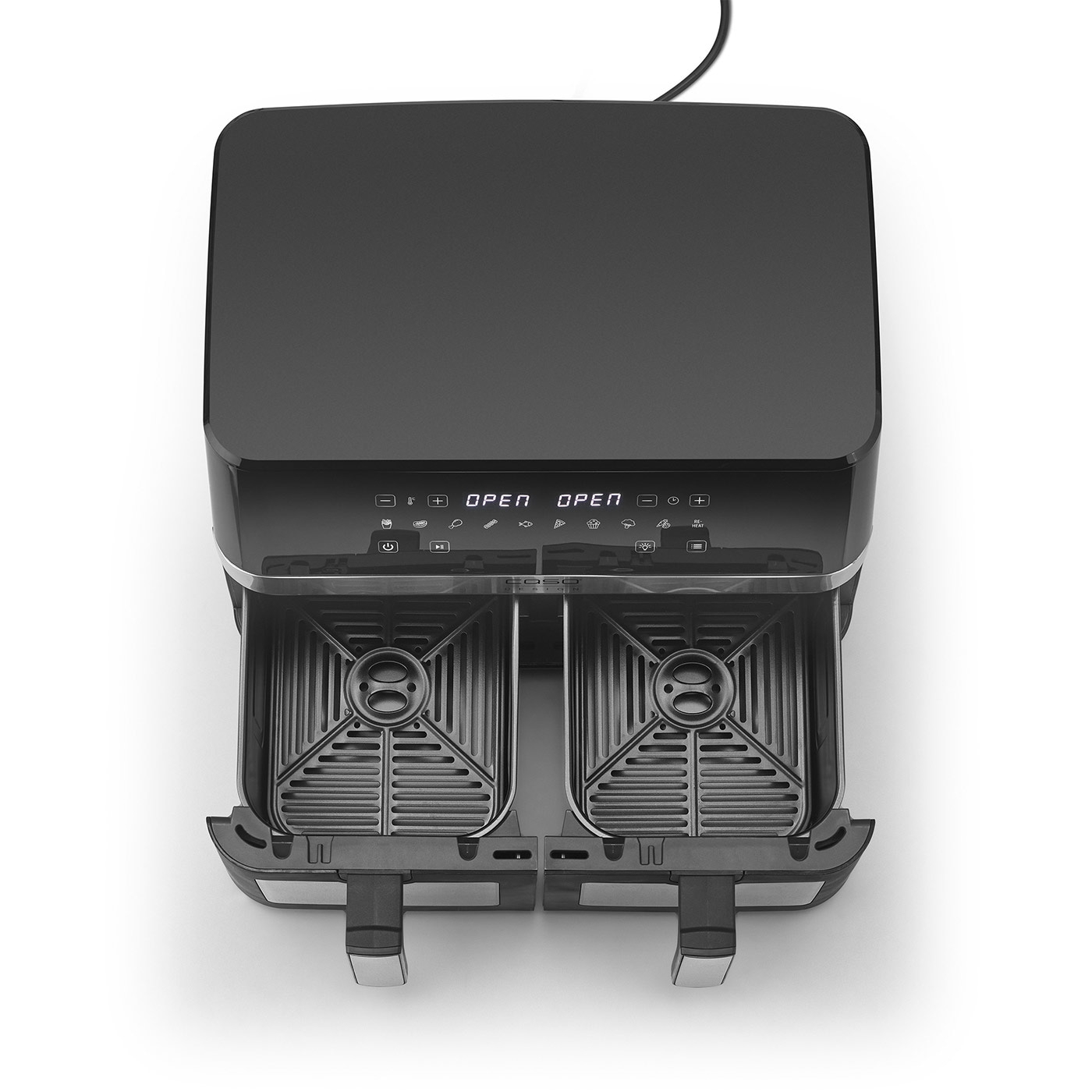 Karšto oro gruzdintuvė Caso DuoChef, 2200 W, 14 l - 3