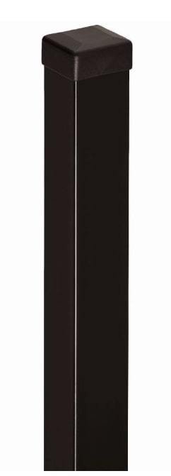Tvoros/ vartelių stulpas RAL9005, cinkuotas, juodos sp., 70 x 70 x 2000 mm - 2