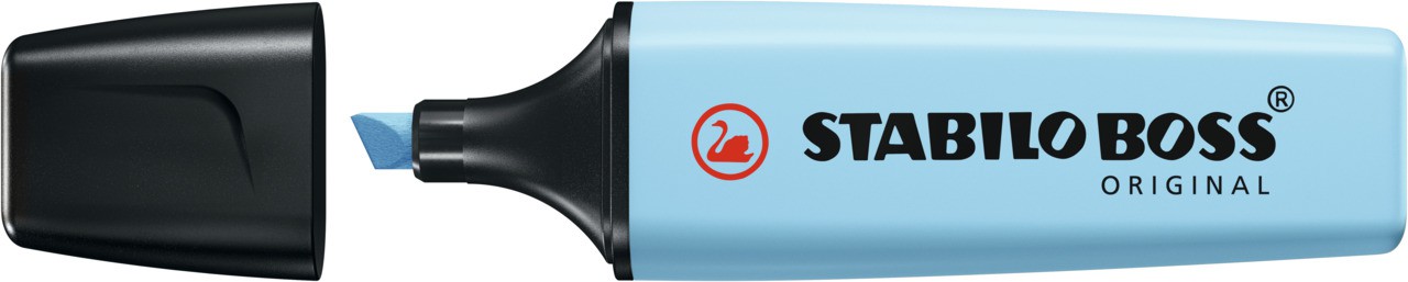 Teksto žymeklis BOSS pastel breezy blue, pastelinė melsva-1