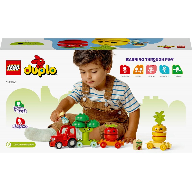 Konstruktorius LEGO DUPLO My First Fruit and Vegetable Tractor 10982 - 2