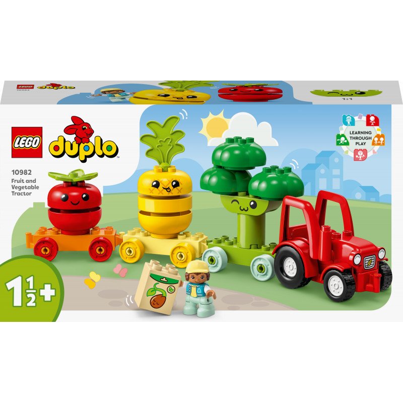 Konstruktorius LEGO DUPLO My First Fruit and Vegetable Tractor 10982 - 1