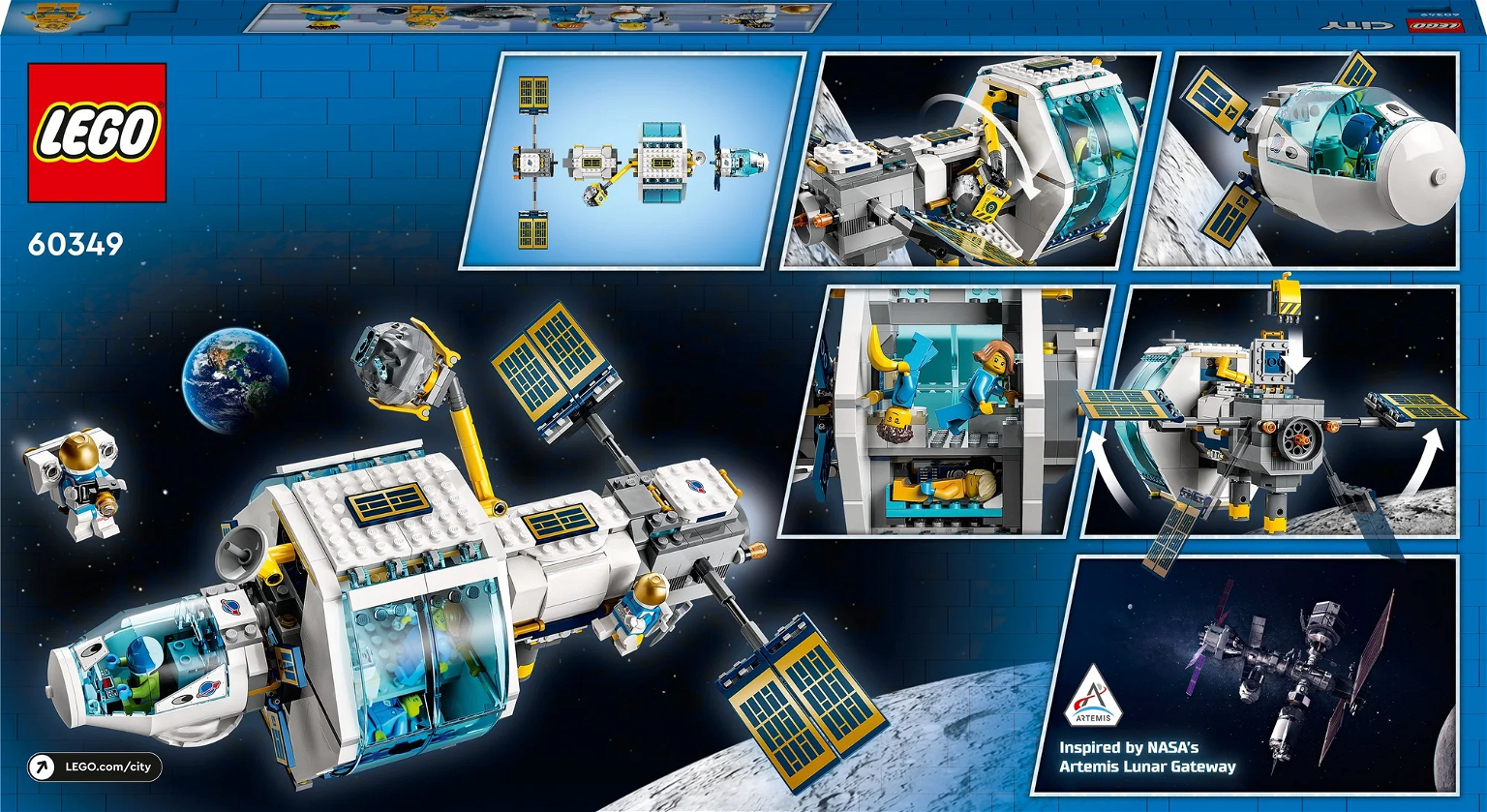 Konstruktorius LEGO® City Mėnulio kosminė stotis 60349 - 2