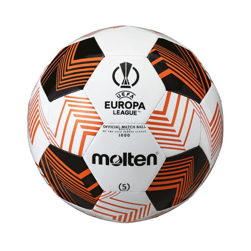 Futbolo kamuolys MOLTEN F5U1000-34 UEFA Europa League replica, 5 dydis