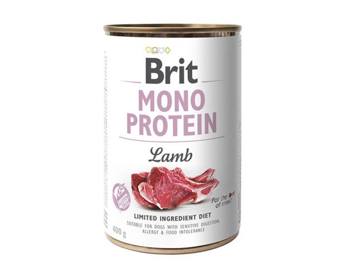 Konservuotas ėdalas šunims Brit Care kons. šunims Mono Protein Lamb, 400 g