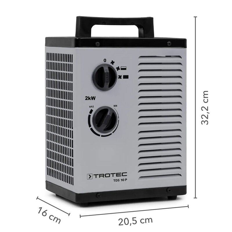 Elektrinis šildytuvas Trotec TDS 10 P 13-00163 - 3
